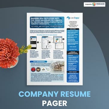 one pager design,two pager design,four pager design
